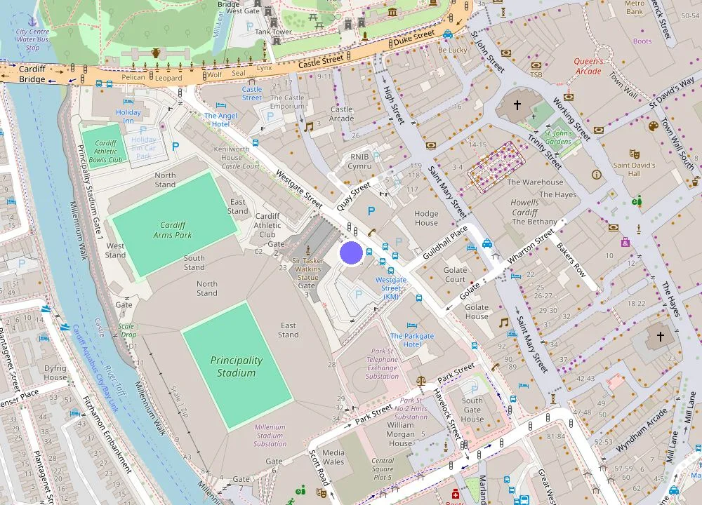 Map: The Parkgate Hotel